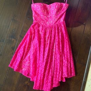 Betsy Johnson Dress- Hot pink size 10